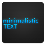Minimalistic Text — минималистичный виджет на Android