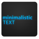 Minimalistic Text — минималистичный виджет на Android