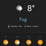 Eye in sky widget — виджет погоды