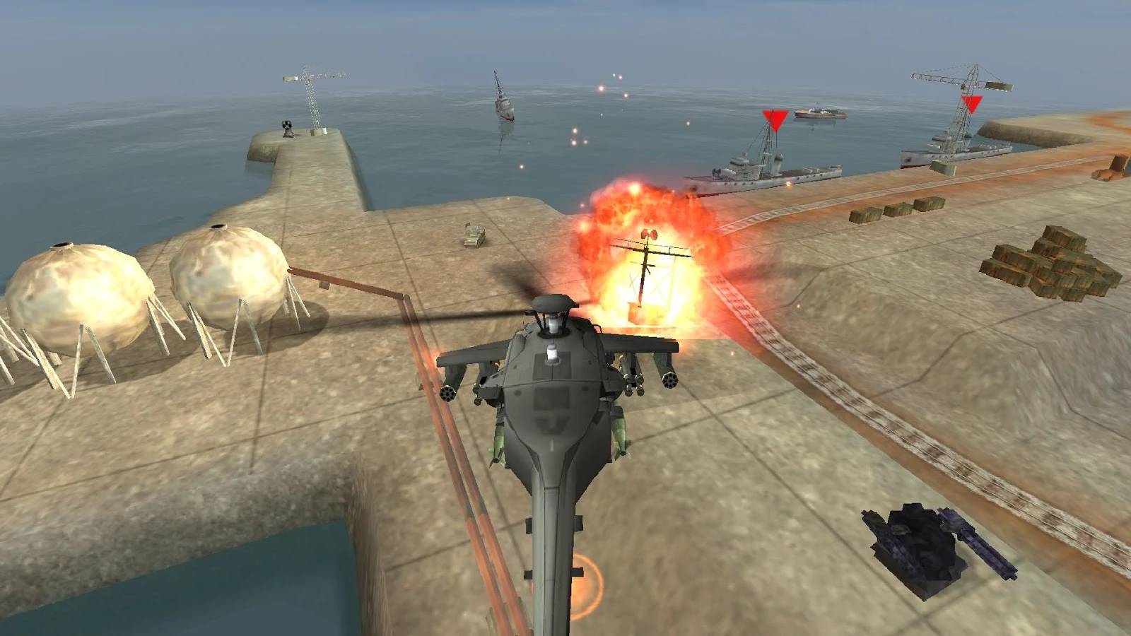 Леталка для андроид - Gunship Battle