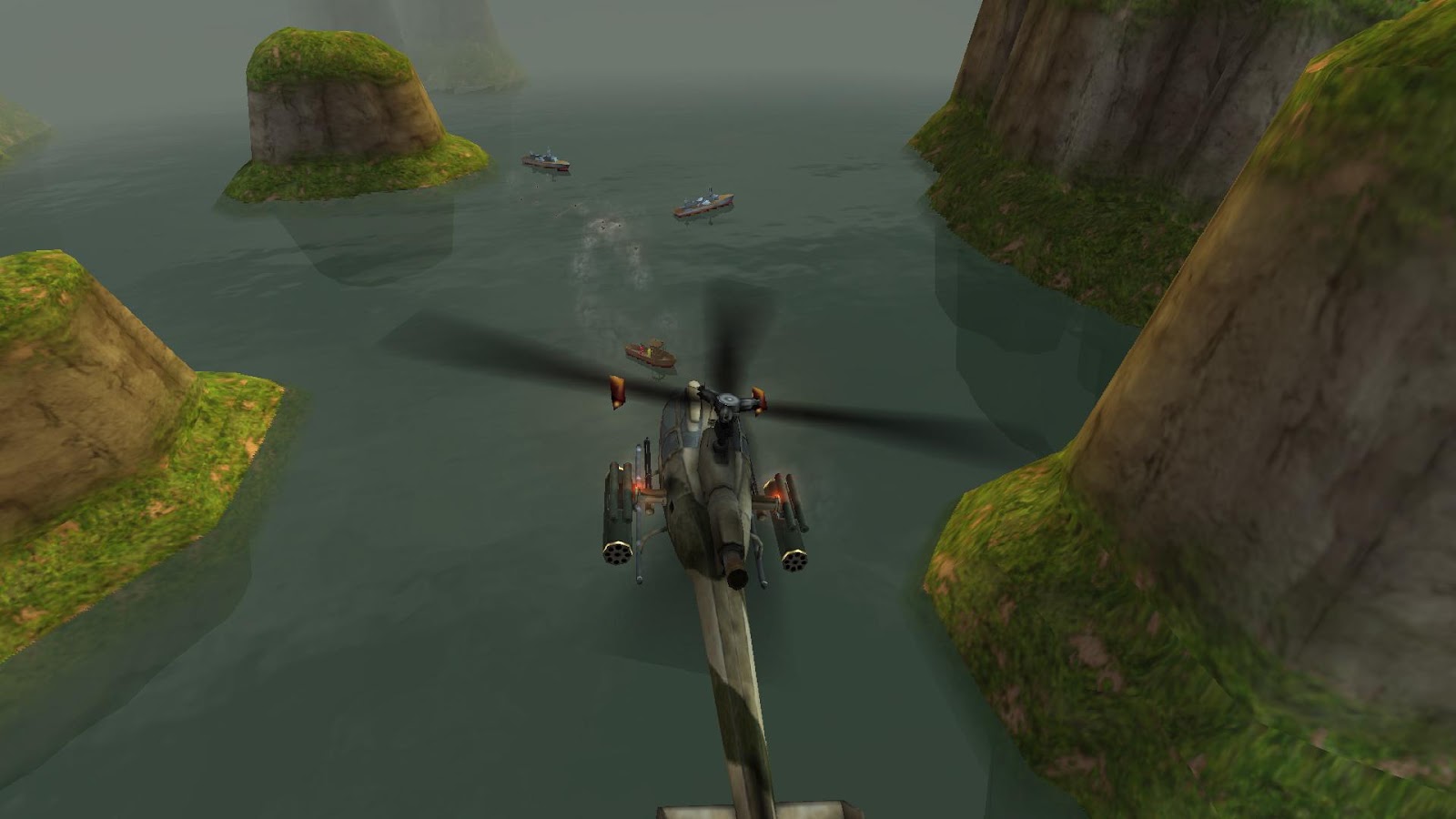 Леталка для андроид - Gunship Battle