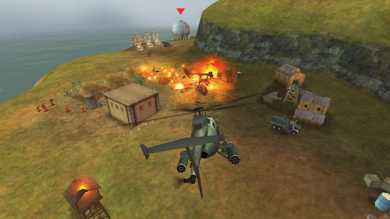 Леталка для андроид - Gunship Battle